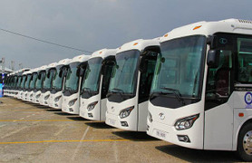 Bàn giao dàn ô tô hiện đại chở các đại biểu dự APEC 2017