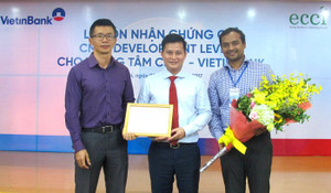 Trung tâm CNTT VietinBank nhận chứng chỉ CMMi