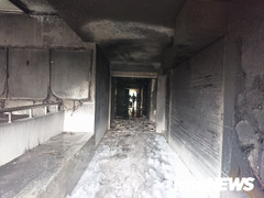 Ảnh: Hiện trường hoang tàn sau cháy khủng khiếp chung cư cao cấp ở quận 8 TP.HCM