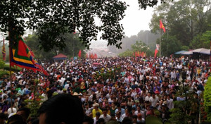 Hàng trăm trinh sát hóa trang bảo vệ Lễ hội Đền Hùng 2018