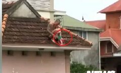 Khống chế kẻ đưa cháu bé 1 tuổi lên nóc nhà rồi ném xuống đất 