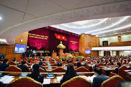 Ảnh: Toàn cảnh khai mạc Hội nghị Trung ương 9, khóa XII