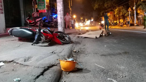 Truy tìm xe container tông chết nam công nhân rồi tăng ga bỏ trốn