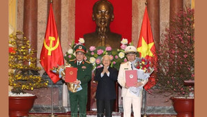 Phong hàm Đại tướng cho ông Tô Lâm và ông Lương Cường