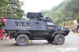 Ga Đồng Đăng thiết lập nhiều lớp an ninh, điều xe bọc thép chặn đường chuẩn bị tiễn ông Kim Jong-un lên tàu