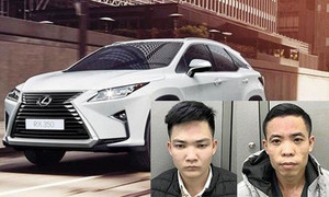 Bắt 2 kẻ trộn tiền âm phủ vào tiền thật để mua ô tô Lexus