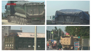 Xe hổ vồ chở 'vàng trắng' chạy rầm rập ngày đêm, băm nát tuyến đường huyết mạch ở Nghệ An