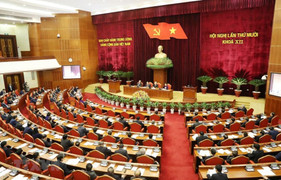 Toàn cảnh ngày làm việc thứ nhất Hội nghị Trung ương 10 khóa XII