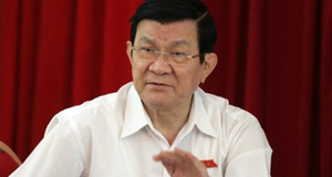 Nguyên Chủ tịch nước Trương Tấn Sang: 'Cần loại bỏ những kẻ cơ hội'