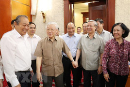 Tổng Bí thư, Chủ tịch nước Nguyễn Phú Trọng chủ trì họp Bộ Chính trị