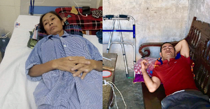 Xót xa cảnh mẹ bị ung thư, con trai liệt giường sống lay lắt qua ngày
