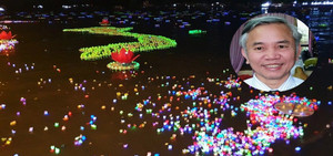 Thả 30.000 đèn hoa đăng xuống biển Cát Bà là đầu độc thiên nhiên