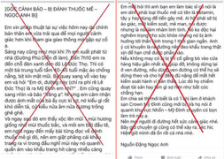 Công an Hà Nội truy tìm kẻ tung tin thất thiệt 'dùng Ketamin làm thuốc mê để cướp tài sản'