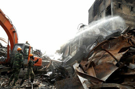 Các bước tiêu tẩy thủy ngân sau vụ cháy nhà kho Rạng Đông