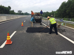 Cao tốc ngàn tỷ vừa sử dụng đã hỏng: Tổng Công ty VEC thông tin mới nhất