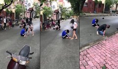 Nhóm học sinh dùng mũ bảo hiểm đánh liên tiếp vào đầu bạn: Công an vào cuộc điều tra