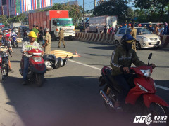 Điều tra nguyên nhân xe tải cán qua xe máy khiến 2 người thương vong ở Bình Dương