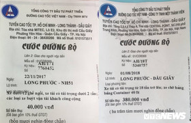 Xuất hiện vé BOT giả trên cao tốc TP.HCM - Long Thành - Dầu Giây