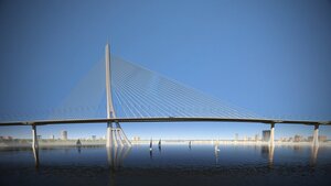 Chọn thiết kế cầu dây văng hình tượng cây Đước làm cầu Cần Giờ