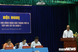 Sau kết luận thanh tra, đại biểu Hội đồng nhân dân TP.HCM tiếp xúc cử tri Thủ Thiêm