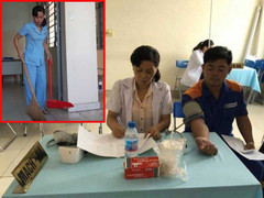 Nữ tạp vụ mặc blouse trắng khám bệnh cho công nhân: UBND tỉnh Bình Dương chỉ đạo khẩn