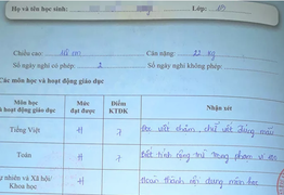 Sự thật đơn xin ở lại lớp gửi Bộ trưởng GD&ĐT: Khảo sát học lực bé gái