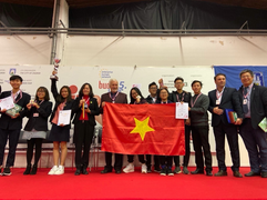 Học sinh Việt giành huy chương Vàng cuộc thi phát minh sáng chế quốc tế