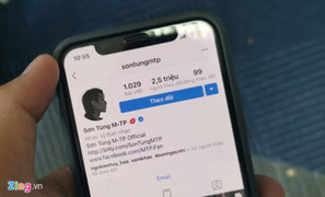 Sơn Tùng M-TP mất lượng lớn fan trên Instagram