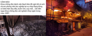 Bệnh viện Bạch Mai bác tin đồn tổ chức khám sức khỏe cho phóng viên tác nghiệp vụ cháy Công ty Rạng Đông