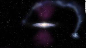 Hố đen ở giữa Dải Ngân hà bùng nổ dữ dội vào bình minh của nhân loại