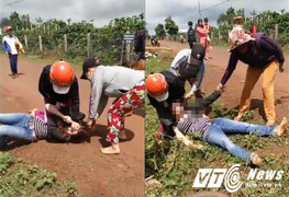 Vợ phó công an xã tham gia đánh ghen dã man ở Gia Lai