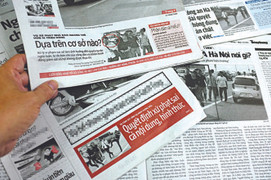 Cảnh sát 'gạt tay trúng má' phóng viên: Người quay clip sự việc lên tiếng