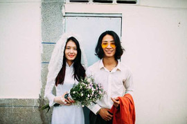 Ảnh cưới phong cách hoài cổ lãng mạn của cặp đôi 9X
