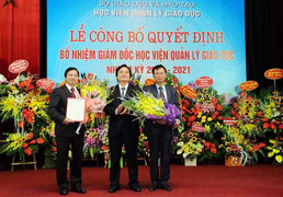 GS Phạm Quang Trung trở thành giám đốc Học viện Quản lý giáo dục