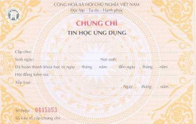 Dừng cấp phôi chứng chỉ tin học ứng dụng A, B, C