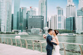 Ảnh cưới 'Nơi tình yêu bắt đầu' lãng mạn của cặp đôi 9X tại đảo quốc Sư Tử