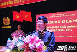 Lần đầu tiên Học viện An ninh nhân dân đào tạo trinh sát chất lượng cao