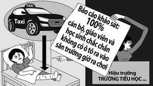 100% giáo viên tiểu học Nam Trung Yên xác nhận không có taxi vào trường: Sự giả dối đáng sợ