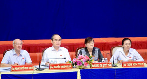 Ném giày trong buổi tiếp xúc cử tri: Chủ tịch HĐND TP.HCM Nguyễn Thị Quyết Tâm thông tin