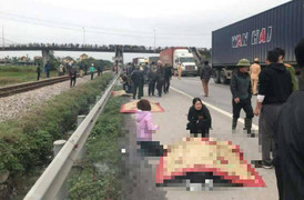 Xe tải lao vào đoàn người viếng nghĩa trang liệt sỹ, 8 người chết ở Hải Dương