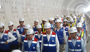 Chủ tịch TP.HCM trực tiếp thị sát, chỉ đạo thực hiện dự án metro