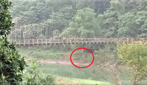 Thi thể nam thanh niên treo lơ lửng trên cầu ở Hà Giang