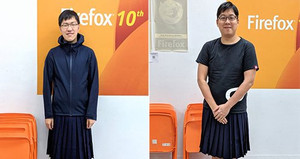 Đàn ông Đài Loan đồng loạt mặc váy ủng hộ bình đẳng giới