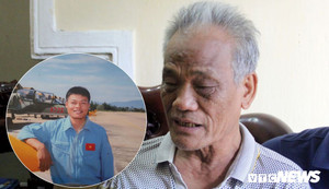 Cha của phi công hy sinh ở Khánh Hoà: 'Tối hôm trước Trường còn gọi điện gửi hình con gái và hứa sớm về, vậy mà...'
