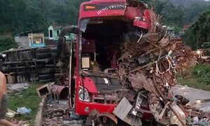 Xe tải đâm xe khách, 34 người thương vong ở Hoà Bình: Xác định nguyên nhân