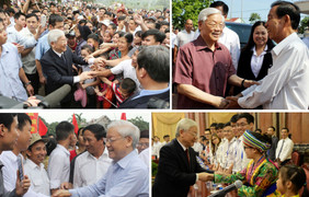 Tình cảm của nhân dân dành cho Tổng Bí thư, Chủ tịch nước Nguyễn Phú Trọng rất lớn