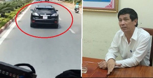 Phạt 2,5 triệu đồng, tước giấy phép lái xe tài xế Lexus nghênh ngang cản đường xe cứu hỏa