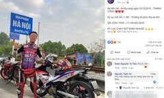 Đề nghị xử lý phượt thủ đi xe máy từ TP.HCM ra Hà Nội trong gần 20 tiếng