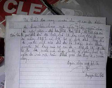 Thầy giáo treo cổ tự tử bên bức thư tuyệt mệnh