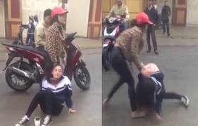 Đã có hình thức xử lý 2 cô gái 'dằn mặt' nữ sinh cấp 3 trước cổng trường